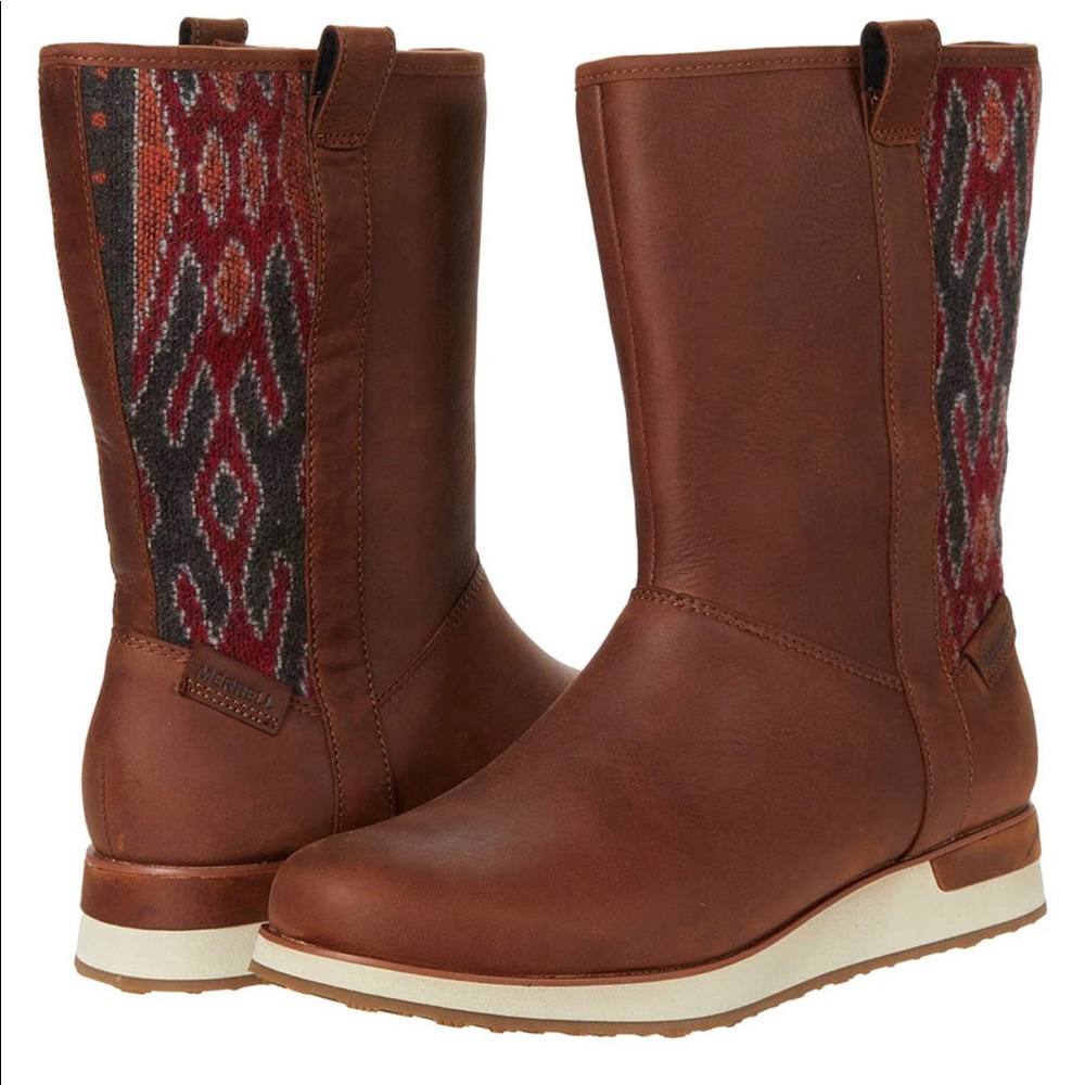 NWT Woman’s Merrell Roam Waterproof Pull On Boots‎